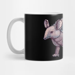 Armadillo in Pixel Form Mug